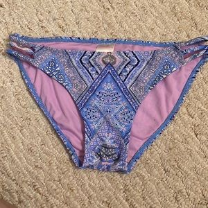 Multicolor Bathing Suit Bottom Full Coverage, Size: Medium